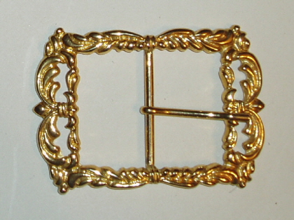50mm Filigree Gold Colour Buckle