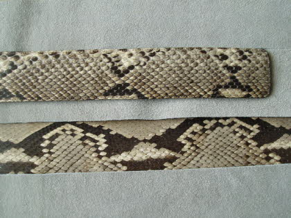 50mm Python Belt Straps