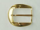 A - Obi Belt Buckle 40mm Satin and Bright Gold Colour
