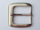Brushed Silver Colour Belt Buckle 35mm