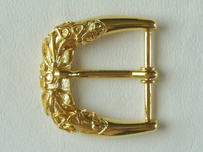 E - Obi Belt Buckle 40mm Bright Gold Colour