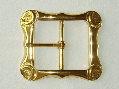 K - Obi Belt Buckle 40mm Bright Gold Colour