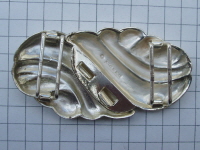 Silver Colour Shell Buckle Back